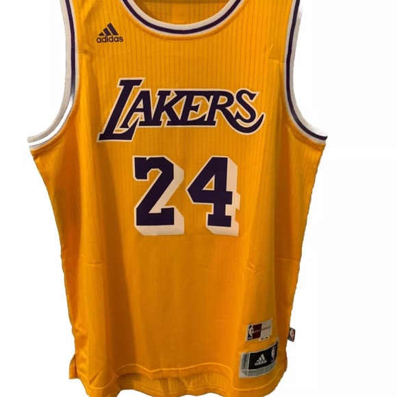 Los Angeles Lakers Jersey Hardwood Classics Adidas Brand Kobe Bryant Medium - Picture 1 of 7